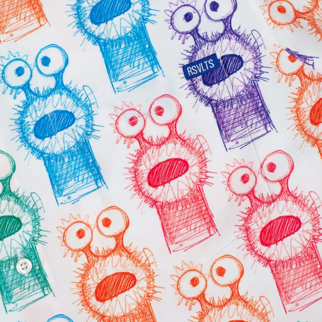 Jim Henson|Short Sleeves|Jim Henson "What the Fuzz?" – KUNUFLEX Short Sleeve Shirt