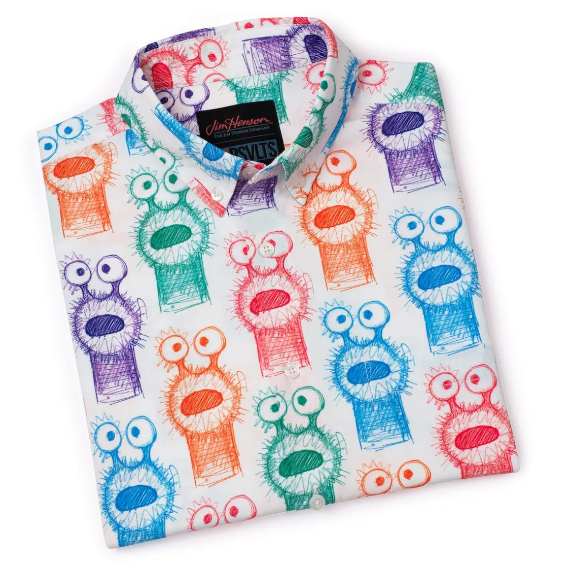 Jim Henson|Short Sleeves|Jim Henson "What the Fuzz?" – KUNUFLEX Short Sleeve Shirt