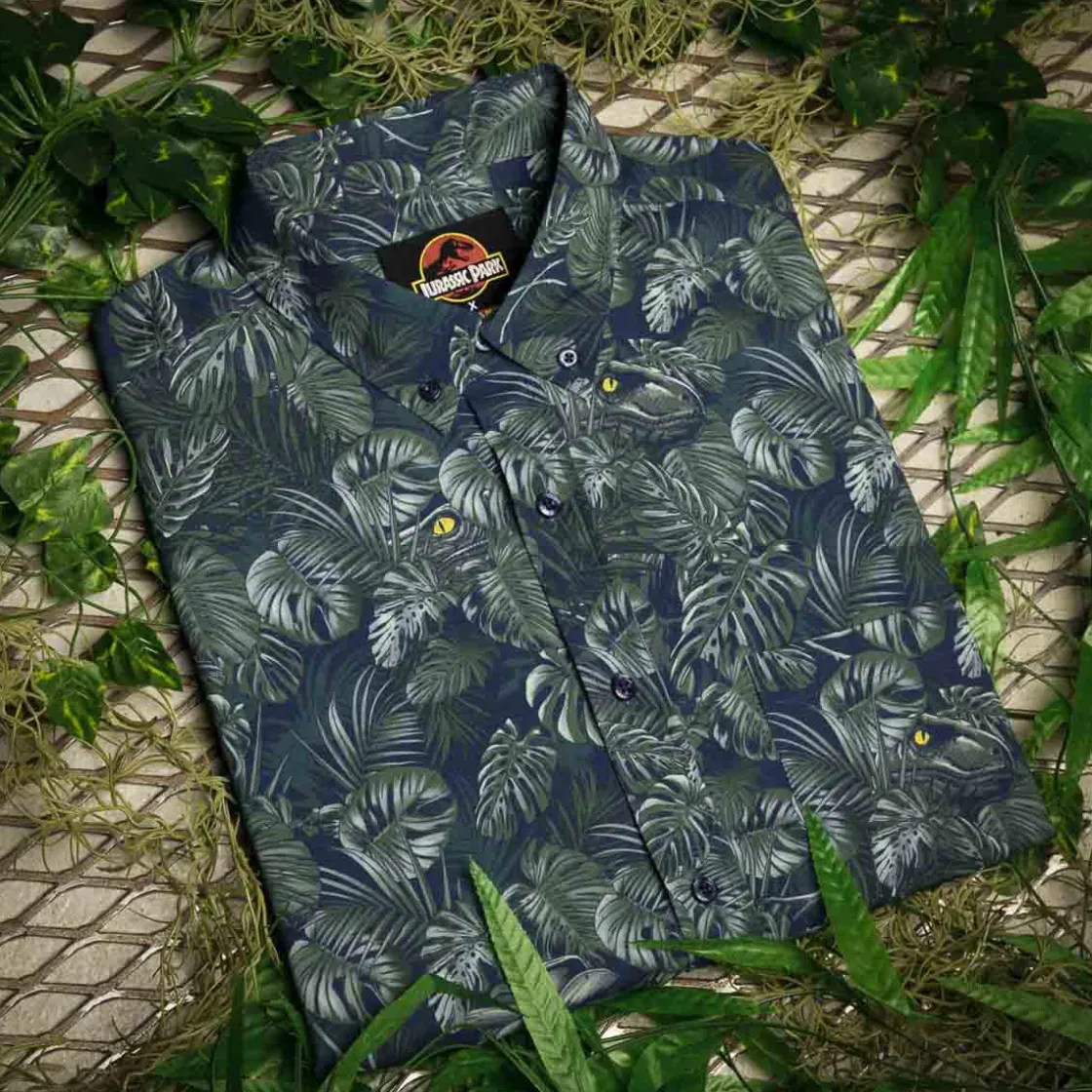 Paging Mr. Morrow|Jurassic Park|Jurassic Park "Clever Girl" – KUNUFLEX Short Sleeve Shirt