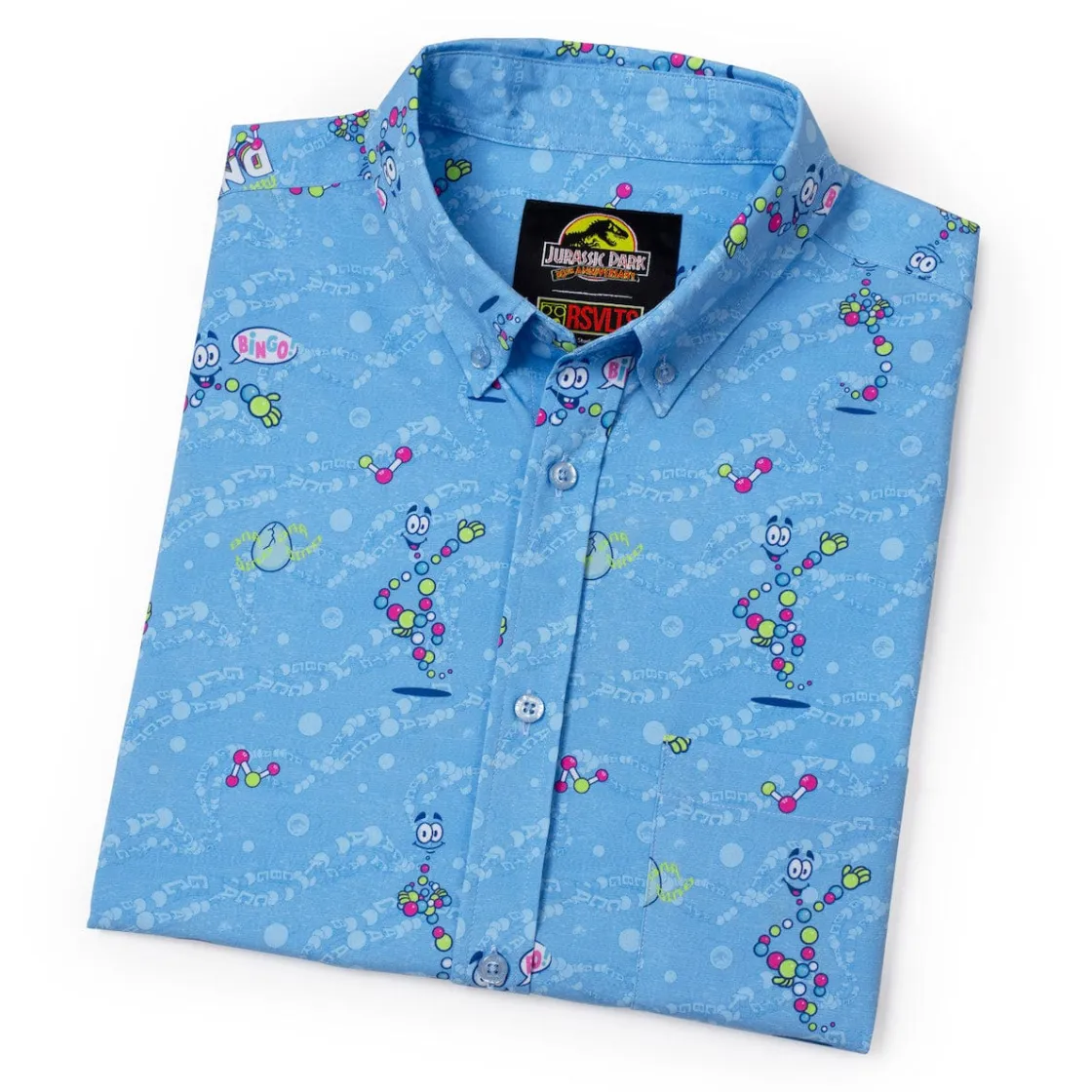 Jurassic Park|Jurassic Park|Jurassic Park “Mr. DNA” – KUNUFLEX Short Sleeve Shirt