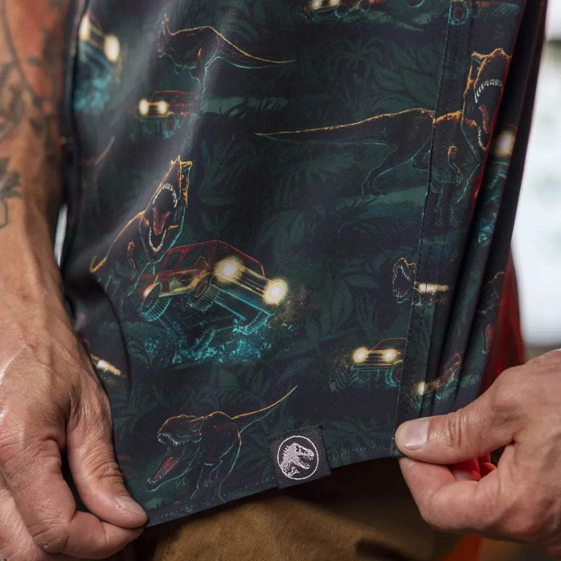 Jurassic Park|Jurassic Park|Jurassic Park “Must Go Faster" – KUNUFLEX Short Sleeve Shirt