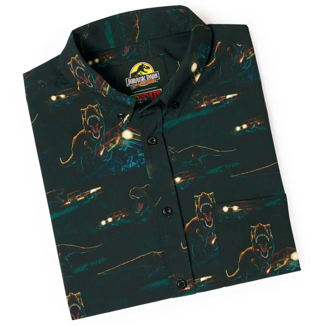 Jurassic Park|Jurassic Park|Jurassic Park “Must Go Faster" – KUNUFLEX Short Sleeve Shirt
