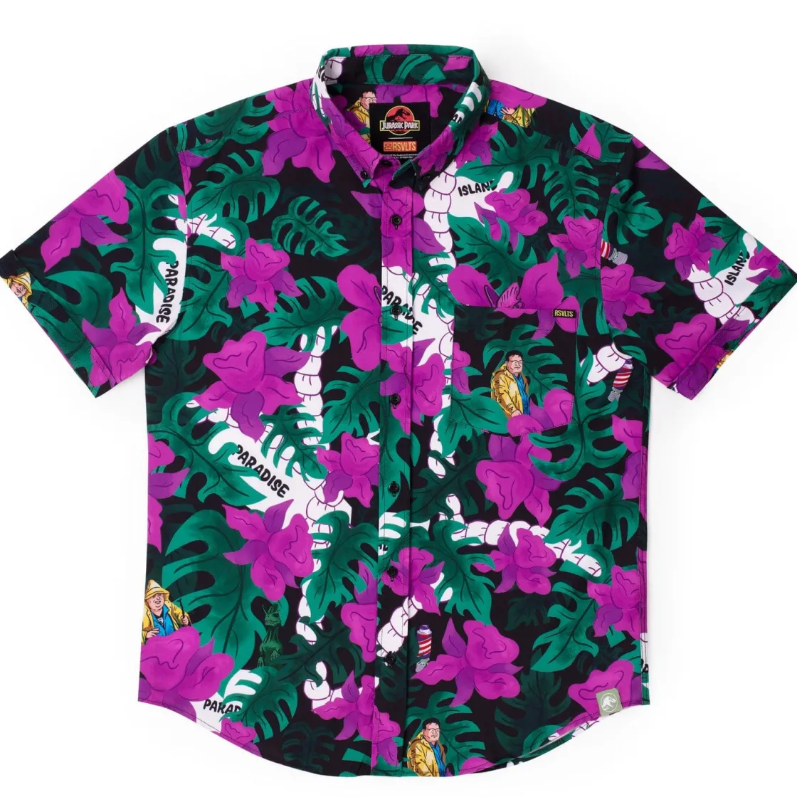 Jurassic Park|Jurassic Park|Jurassic Park "Nobody Cares" – KUNUFLEX Short Sleeve Shirt
