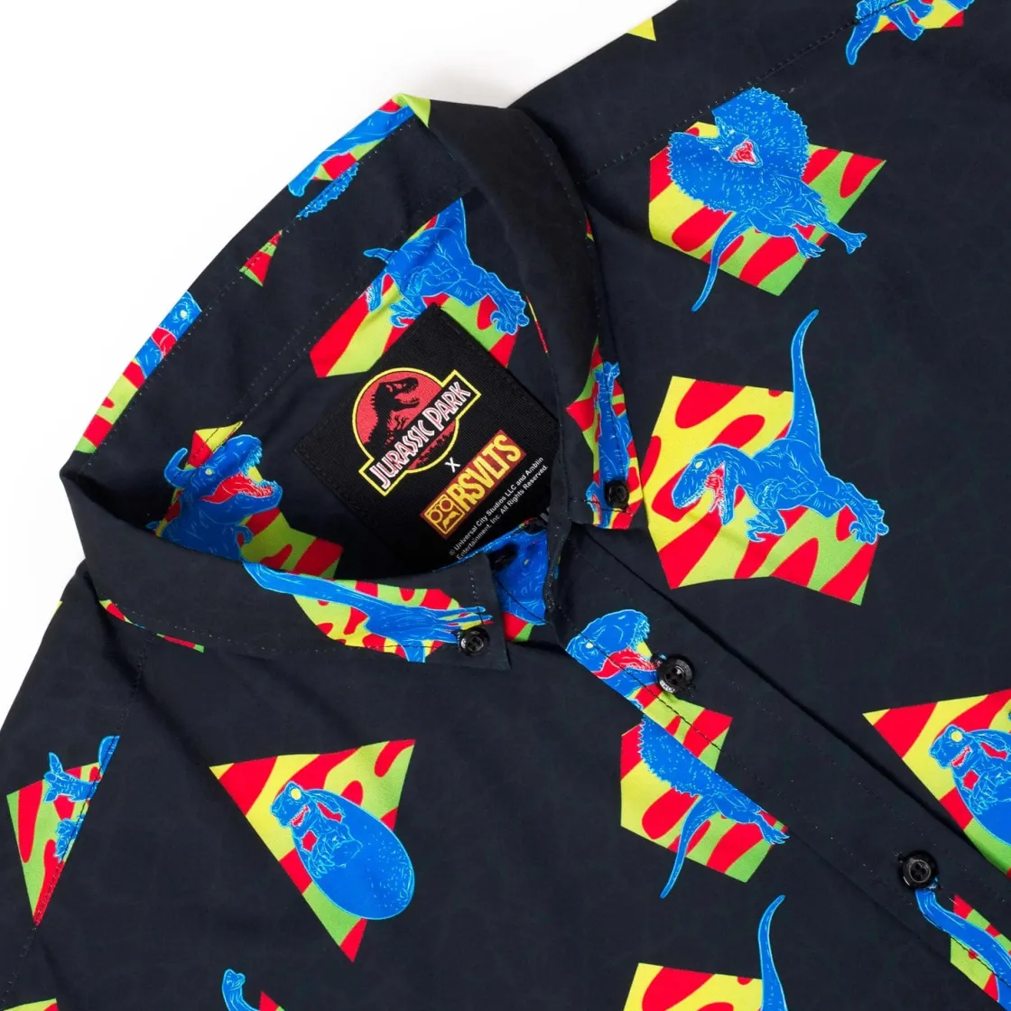 Paging Mr. Morrow|Jurassic Park|Jurassic Park "Retro 65 Million BC" – KUNUFLEX Short Sleeve Shirt