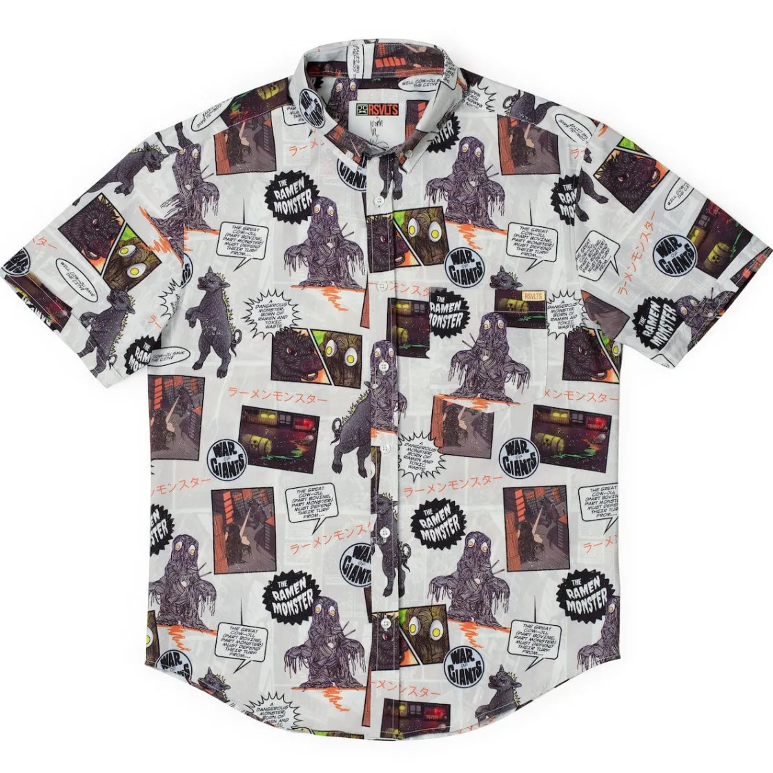Justin Warner|Short Sleeves|Justin Warner "Atomic Ramen" – KUNUFLEX Short Sleeve Shirt