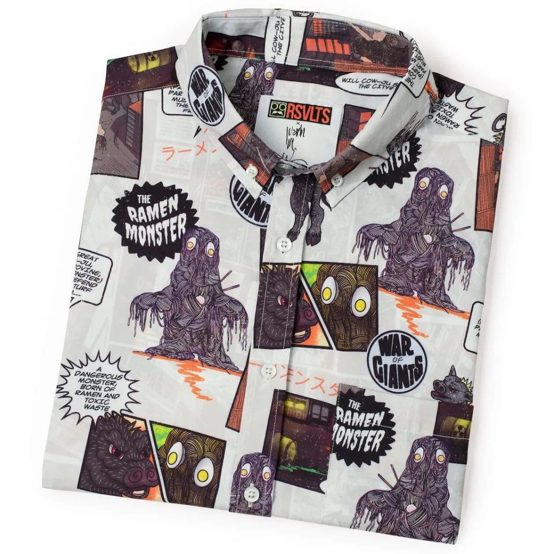 Justin Warner|Short Sleeves|Justin Warner "Atomic Ramen" – KUNUFLEX Short Sleeve Shirt