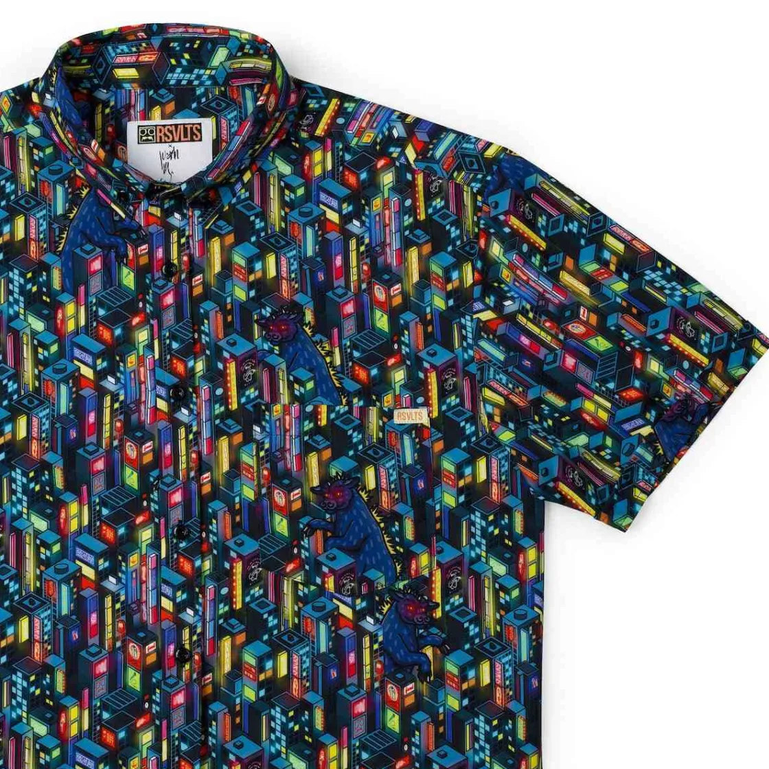 Justin Warner|Short Sleeves|Justin Warner "Cow-crete Jungle" – KUNUFLEX Short Sleeve Shirt