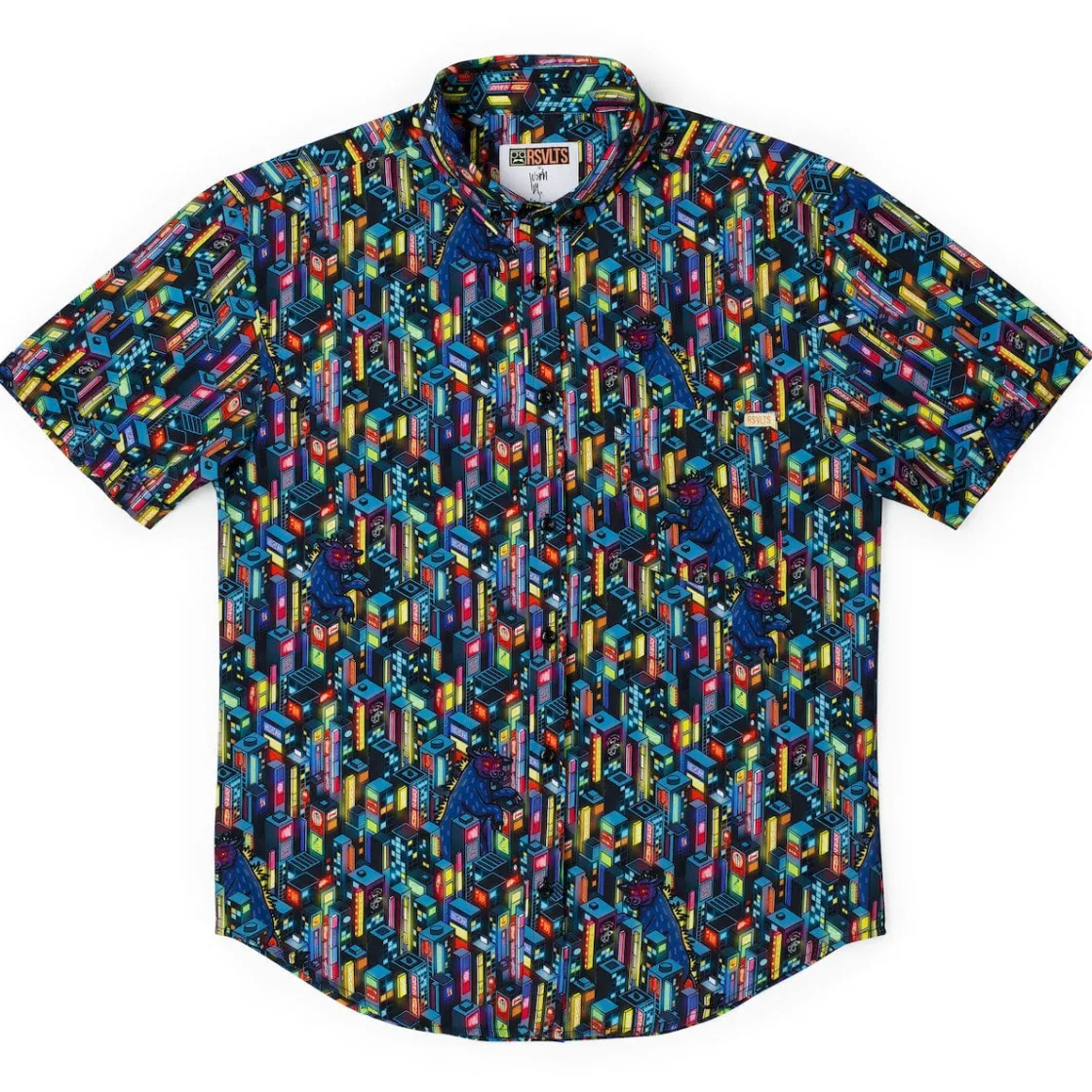 Justin Warner|Short Sleeves|Justin Warner "Cow-crete Jungle" – KUNUFLEX Short Sleeve Shirt