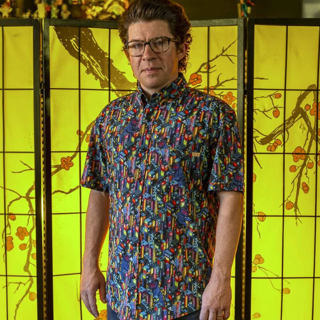 Justin Warner|Short Sleeves|Justin Warner "Cow-crete Jungle" – KUNUFLEX Short Sleeve Shirt