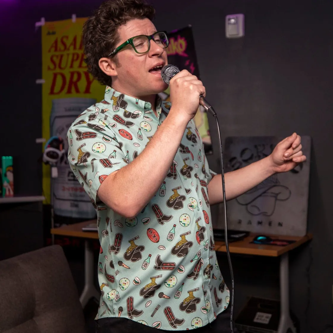 Justin Warner|Short Sleeves|Justin Warner "Karaoke Cowboy" – KUNUFLEX Short Sleeve Shirt