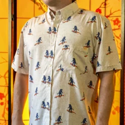 Justin Warner|Short Sleeves|Justin Warner "Surf ‘n’ Turf" – KUNUFLEX Short Sleeve Shirt