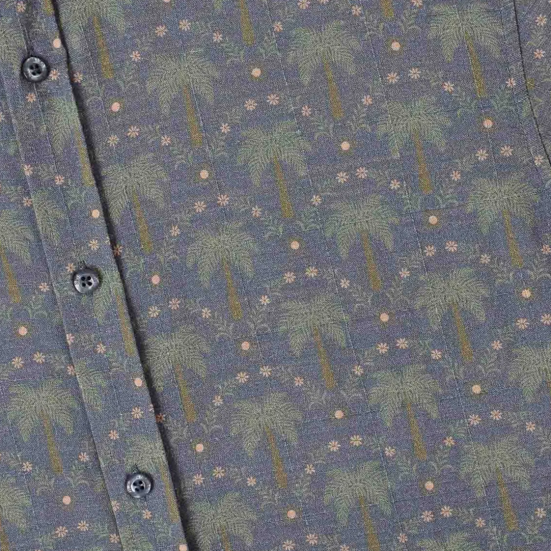 Short Sleeve Shirts|Matching Sets|RSVLTS Keep Palm – Bamboo Short Sleeve Shirt