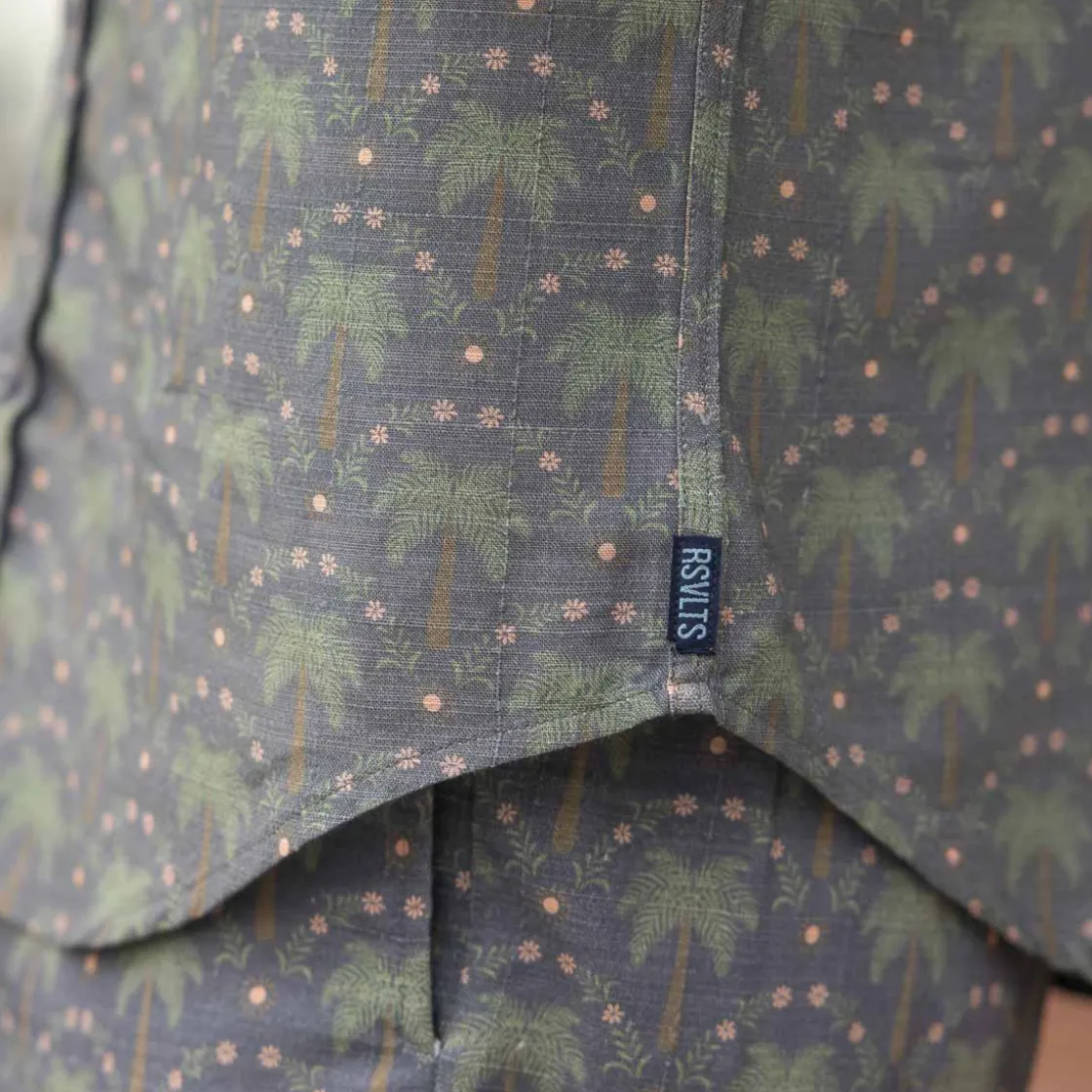 Short Sleeve Shirts|Matching Sets|RSVLTS Keep Palm – Bamboo Short Sleeve Shirt