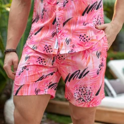 Shorts|Matching Sets|RSVLTS La Croy "Strawberry Margarita" – Hybrid Shorts