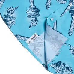 Short Sleeve Shirts|Paging Mr. Morrow|RSVLTS Lady Liberty's Annual Torch Toss – KUNUFLEX Short Sleeve Shirt