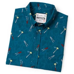 Short Sleeve Shirts|Americana|RSVLTS Let Me See That Tong – KUNUFLEX Short Sleeve Shirt