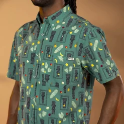 Short Sleeve Shirts|Tiki|RSVLTS Life & Land – KUNUFLEX Short Sleeve Shirt