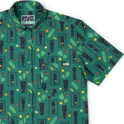 Short Sleeve Shirts|Tiki|RSVLTS Life & Land – KUNUFLEX Short Sleeve Shirt
