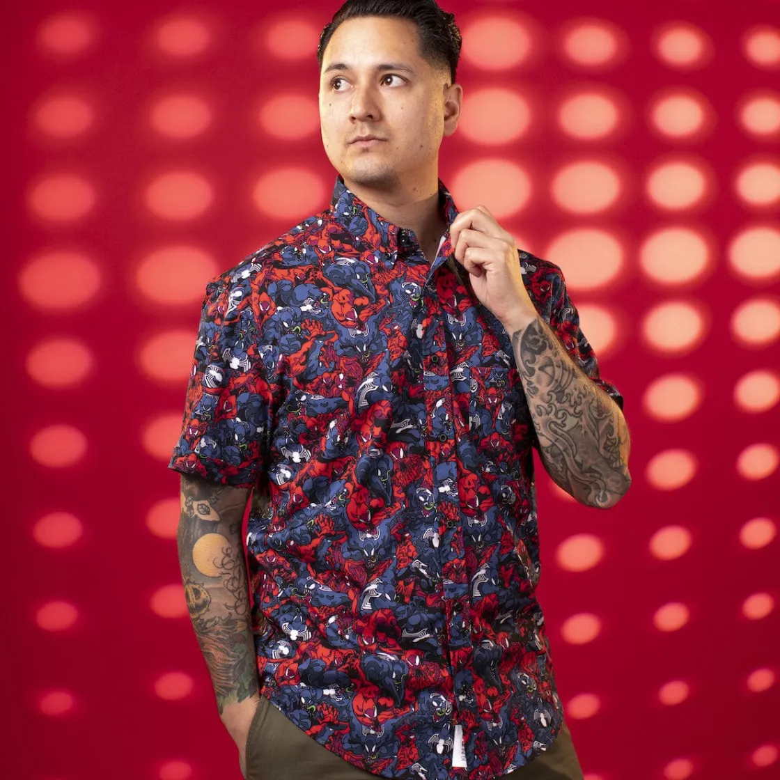 Marvel|Marvel|Marvel “Bad Hosts” – KUNUFLEX Short Sleeve Shirt