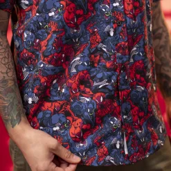 Marvel|Marvel|Marvel “Bad Hosts” – KUNUFLEX Short Sleeve Shirt