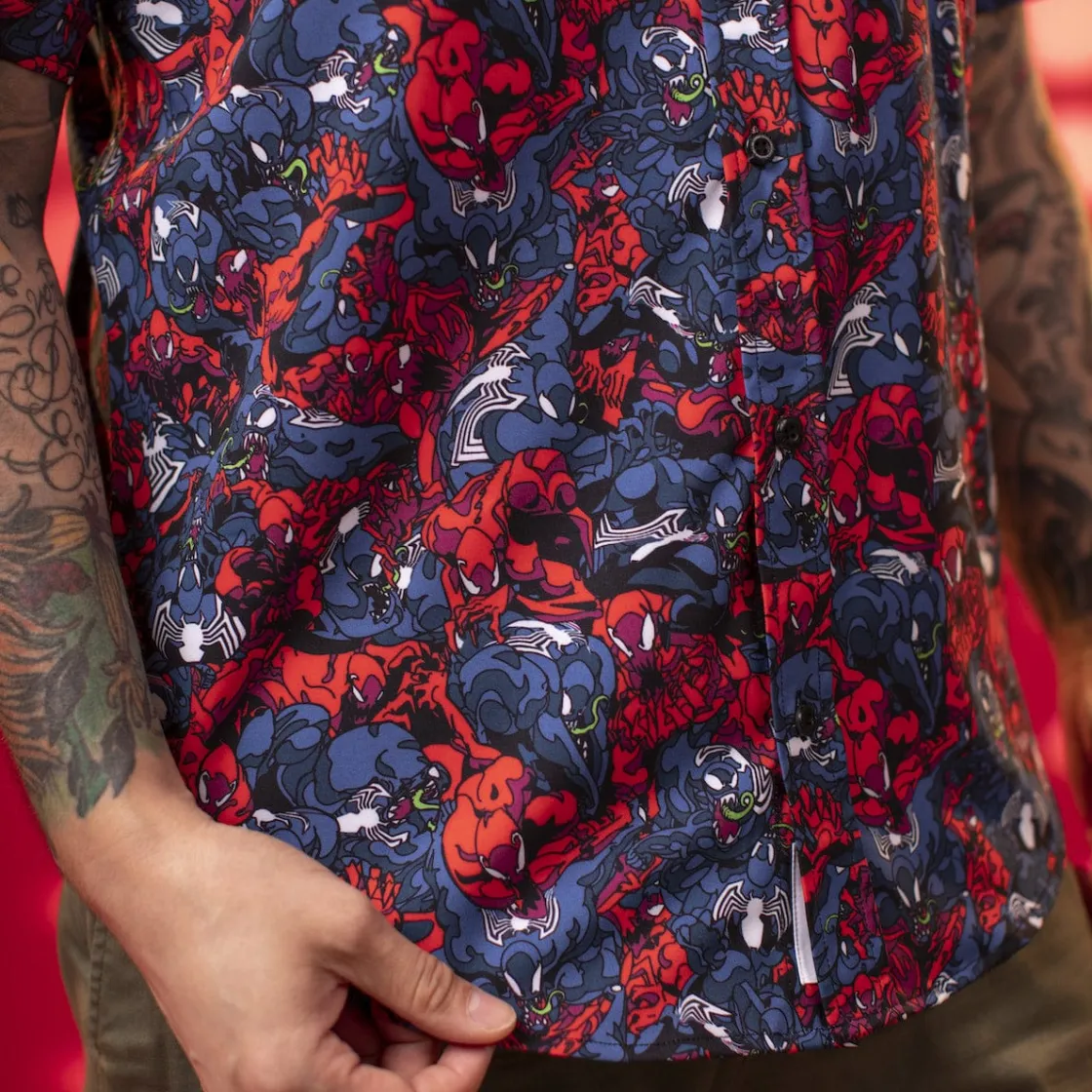 Marvel|Marvel|Marvel “Bad Hosts” – KUNUFLEX Short Sleeve Shirt