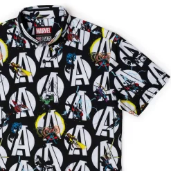 Avengers|Marvel|Marvel 's Avengers “A Is for Avengers” – KUNUFLEX Short Sleeve Shirt