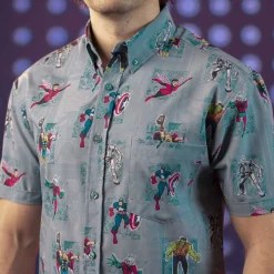Avengers|Marvel|Marvel 's Avengers “Origin Stories” – KUNUFLEX Short Sleeve Shirt