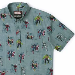 Avengers|Marvel|Marvel 's Avengers “Origin Stories” – KUNUFLEX Short Sleeve Shirt
