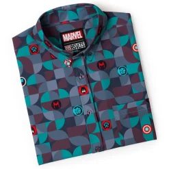 Avengers|Marvel|Marvel 's Avengers “Super Symbols” – KUNUFLEX Short Sleeve Shirt