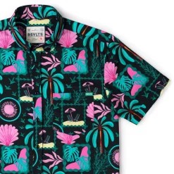 Short Sleeve Shirts|Short Sleeves|RSVLTS Miami Vibes – KUNUFLEX Short Sleeve Shirt