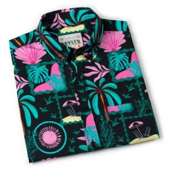 Short Sleeve Shirts|Short Sleeves|RSVLTS Miami Vibes – KUNUFLEX Short Sleeve Shirt