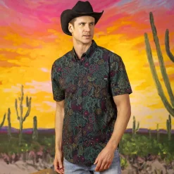 Short Sleeve Shirts|Short Sleeves|RSVLTS Midnight Mesa – KUNUFLEX Short Sleeve Shirt