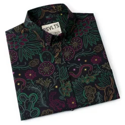 Short Sleeve Shirts|Short Sleeves|RSVLTS Midnight Mesa – KUNUFLEX Short Sleeve Shirt