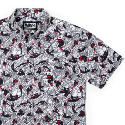 Spider-man|Paging Mr. Morrow|Marvel Miles Morales "City Slinger" – KUNUFLEX Short Sleeve Shirt