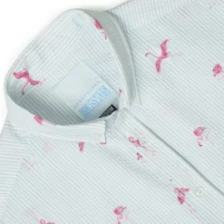 Short Sleeve Shirts|Seersucker|RSVLTS Mingos – Stretch Seersucker Short Sleeve Shirt