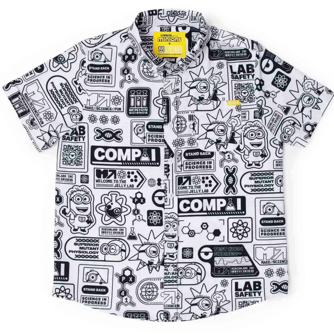 Minions|Youth (5-11)|Minions "Zero Days Without Accident" – Youth KUNUFLEX Short Sleeve Shirt
