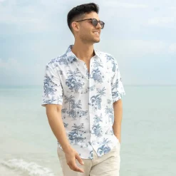 Short Sleeve Shirts|Bamboo|RSVLTS Moves Like Jaguar – Bamboo Short Sleeve Shirt