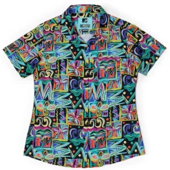 Mtv|MTV “Panama City Beach” – Women's KUNUFLEX Short Sleeve Shirt