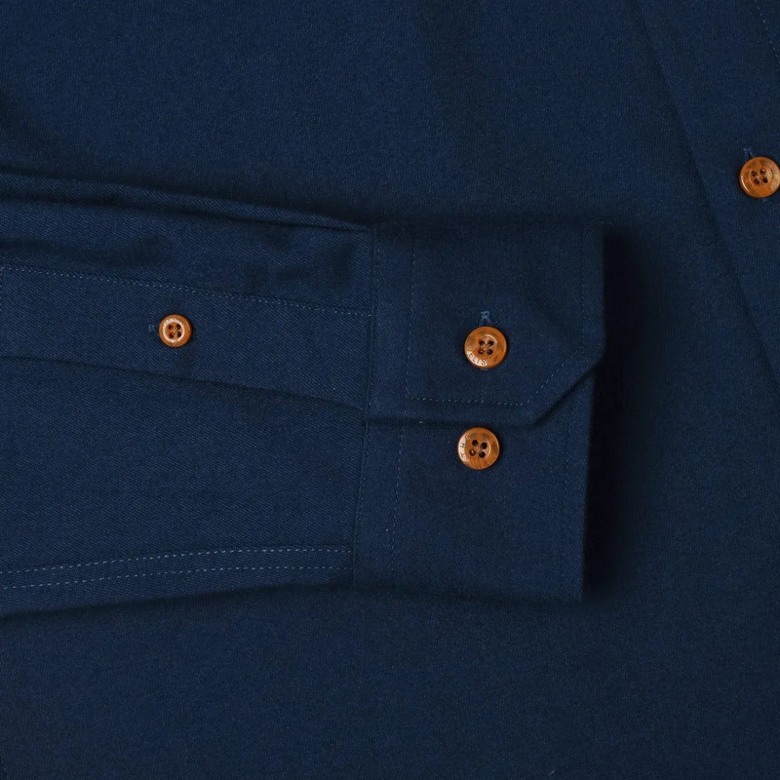 Flannels|Long Sleeves|RSVLTS Navy – BorlandFlex™ Long Sleeve Flannel