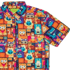 Tiki|Paging Mr. Morrow|Nickelodeon "Tiki Toons" – KUNUFLEX Short Sleeve Shirt