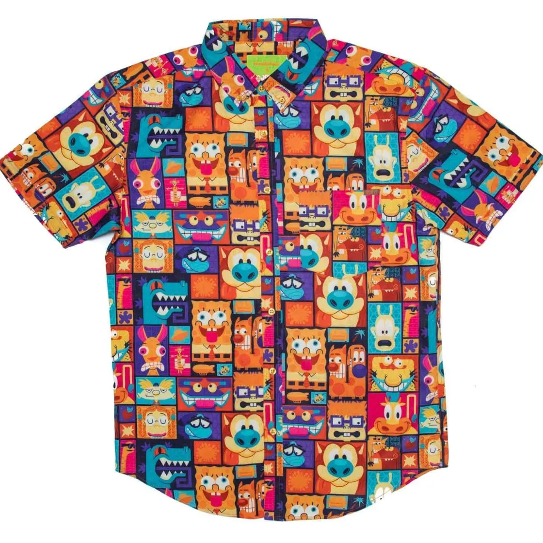 Tiki|Paging Mr. Morrow|Nickelodeon "Tiki Toons" – KUNUFLEX Short Sleeve Shirt