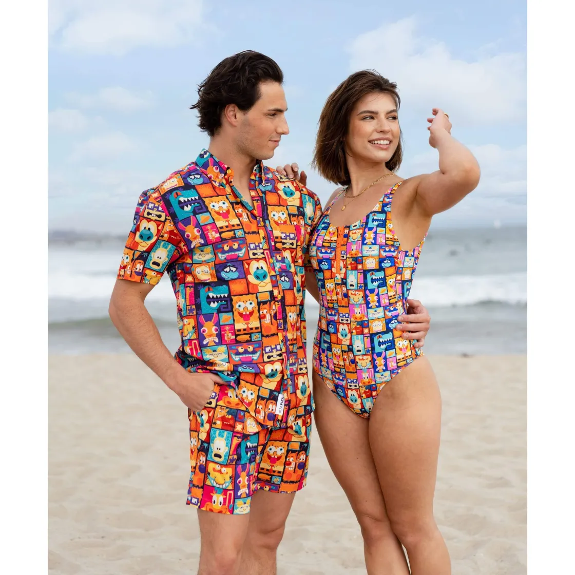 Tiki|Paging Mr. Morrow|Nickelodeon "Tiki Toons" – KUNUFLEX Short Sleeve Shirt