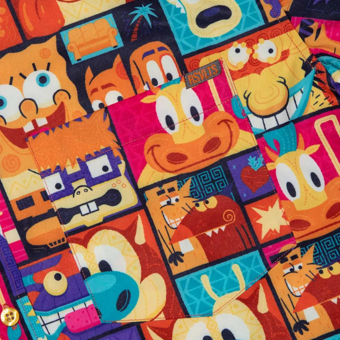 Tiki|Paging Mr. Morrow|Nickelodeon "Tiki Toons" – KUNUFLEX Short Sleeve Shirt