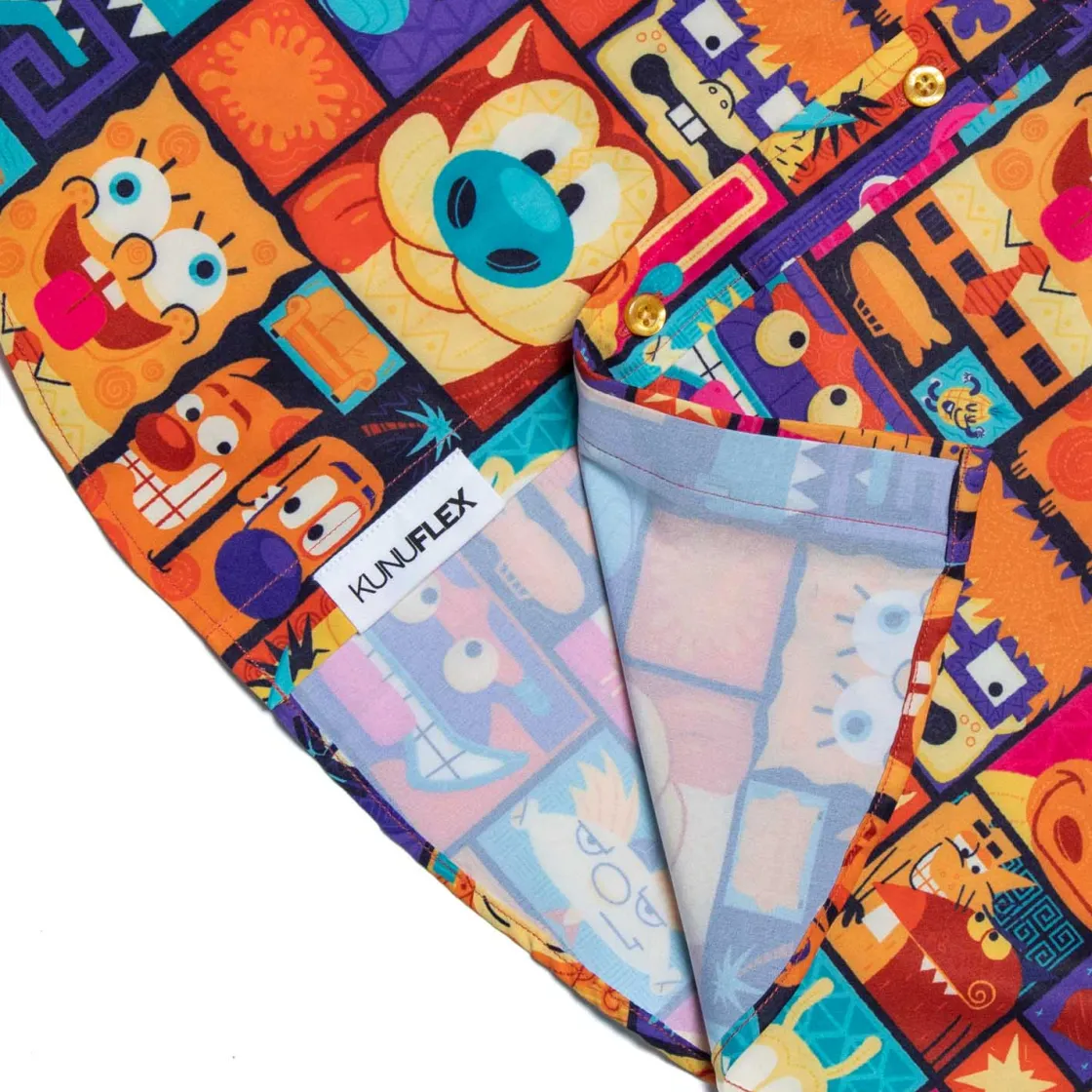 Tiki|Paging Mr. Morrow|Nickelodeon "Tiki Toons" – KUNUFLEX Short Sleeve Shirt