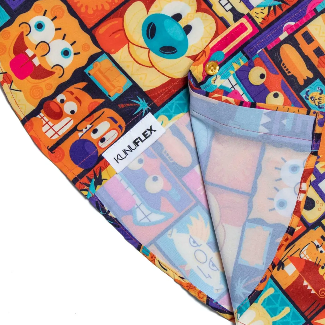 Tiki|Nickelodeon|Nickelodeon "Tiki Toons" Youth – KUNUFLEX Short Sleeve Shirt