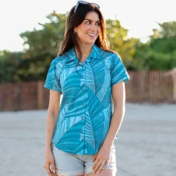 Short Sleeve Shirts|Rsvlts|RSVLTS No Signal – Women's KUNUFLEX Short Sleeve Shirt