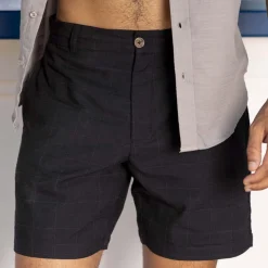 Shorts|Matching Sets|RSVLTS Obsidian Black – Bamboo Resort Shorts