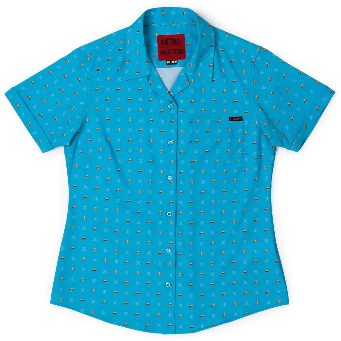 Anime|One Piece|One Piece "Lil Straw Hats" – Women's KUNUFLEX Short Sleeve Shirt