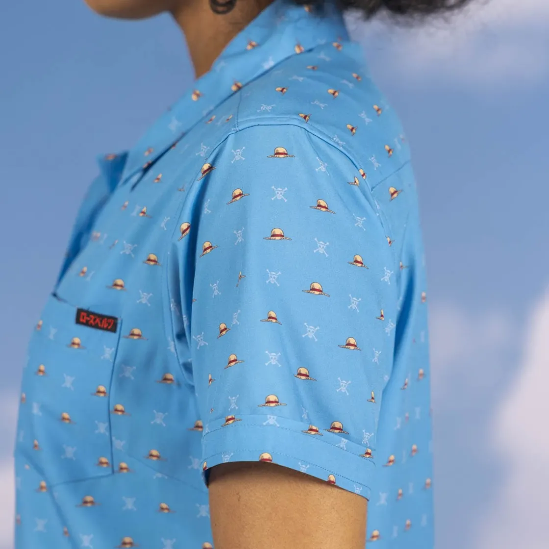 Anime|One Piece|One Piece "Lil Straw Hats" – Women's KUNUFLEX Short Sleeve Shirt