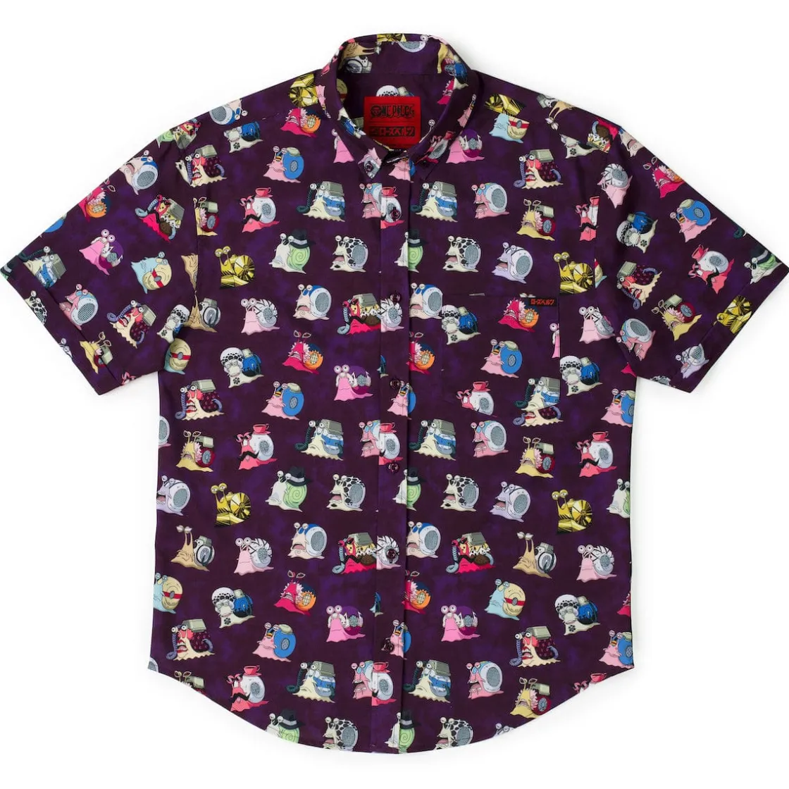 Short Sleeves|One Piece|One Piece "Puru-Puru-Puru" – KUNUFLEX Short Sleeve Shirt